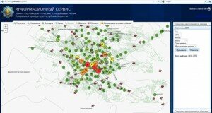 Карта преступности и ДТП внедрена в Южном Казахстане