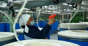 В Шымкенте возобновил работу завод по выпуску хлопчатобумажной пряжи