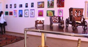 Для учителей рисования области в Шымкенте организовали выставку